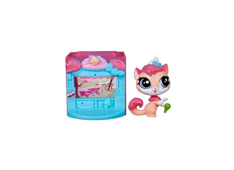 Boneca Littlest Pet Shop Cubo Temático Sugar Sprinkles Hasbro
