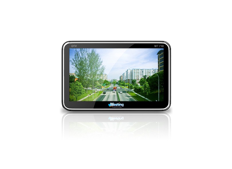 GPS Automotivo Westing WT-710 7,0" TV Digital Touchscreen