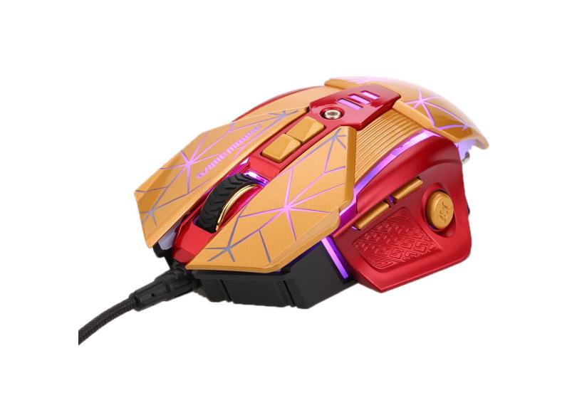 Rajfoo Esport Gaming Mouse ergonômico Macro programável 8D Botões Mice ...