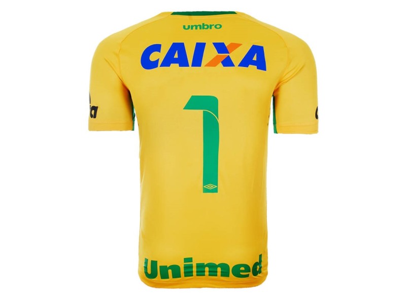 Camisa Goleiro Chapecoense I 2015 com Número Umbro