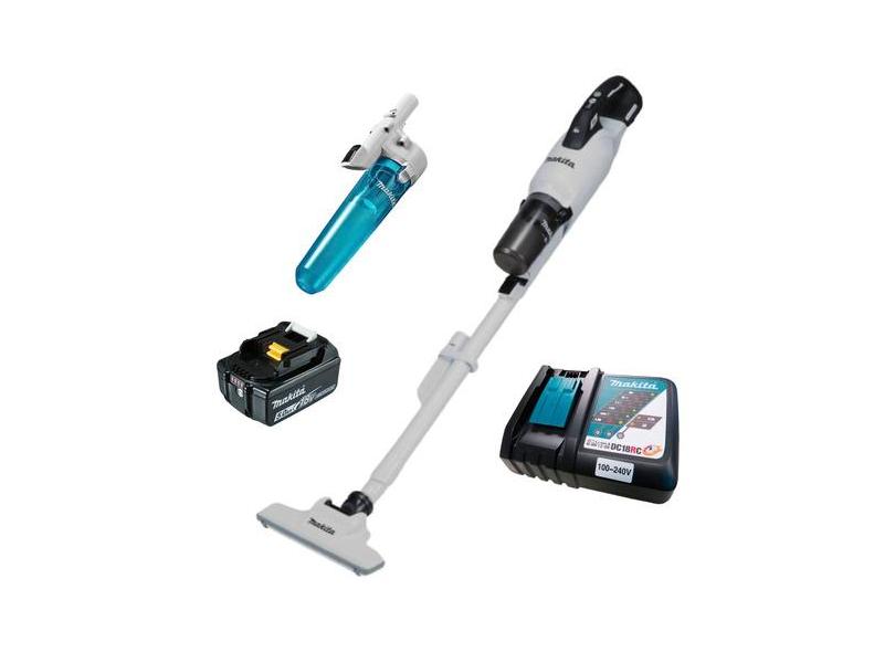 Aspirador Sem Fio Makita Dcl286fzw 1bat 5ah Dc18rc Ciclone DCL286FZW