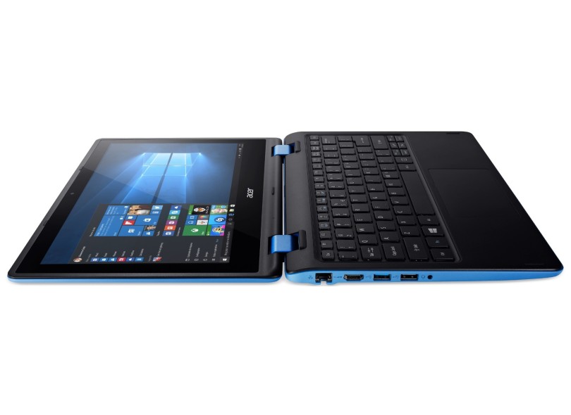 Notebook Conversível Acer Aspire R Intel Pentium N3710 4 GB de RAM 500 GB 11.6 " Touchscreen Windows 10 Home R3-131T-P7PY