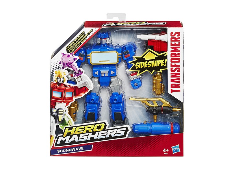 Boneco Transformers Soundwave Hero Mashers A8336/A9936 - Hasbro