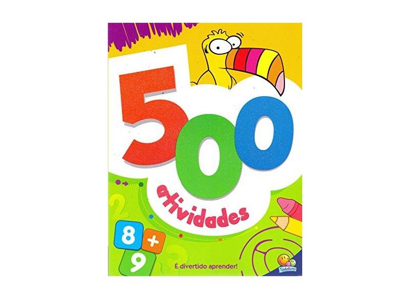 500 Atividades (laranja) - Little Pearl Books - 9788537636640