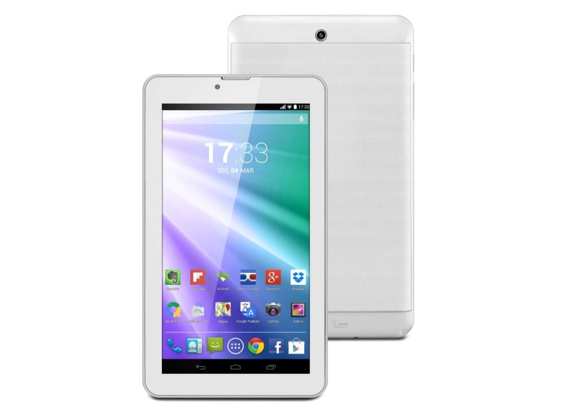 Tablet Multilaser M-Pro TV 3G 8 GB TFT 7" Android 4.4 (Kit Kat) NB129