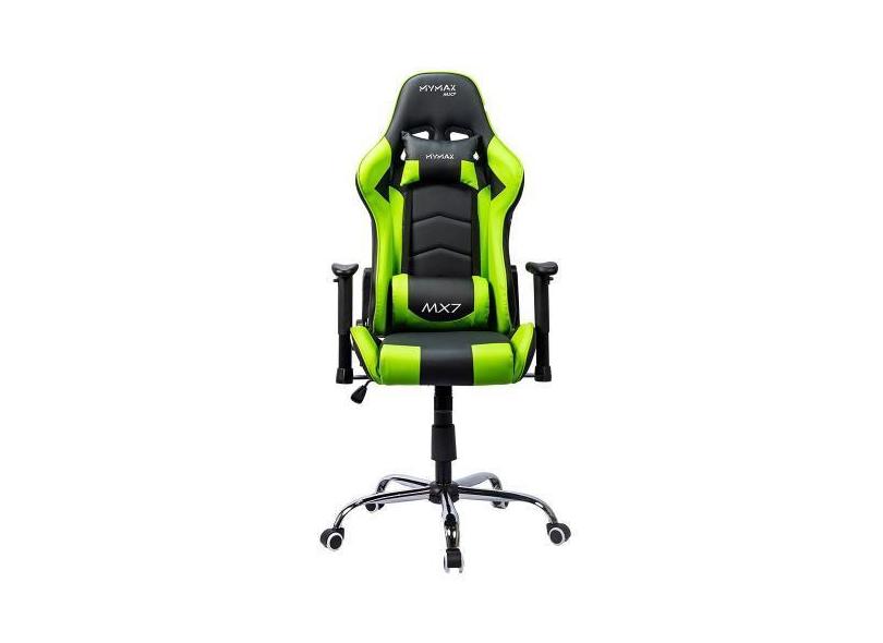 Cadeira Gamer Mymax Mx7, Até 150Kg, Com Almofadas, Reclinável, Descans