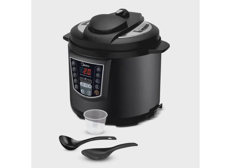 Panela Elétrica De Pressão Preta Midea 6 Litros - 1000w - 220v