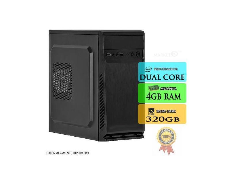 Computador Pc Intel Dual Core 4gb Hd 320 Gb - marketpc