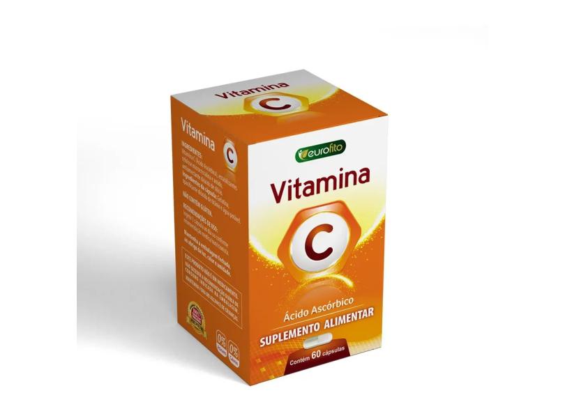Vitamina c 500mg c/ 60 caps - eurofito