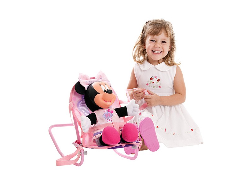 Boneca Disney Minnie Bebê Conforto Multibrink