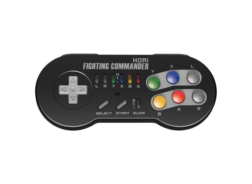 Controle Super Nintendo (SNES) sem Fio Wireless Fighting Commander - Hori