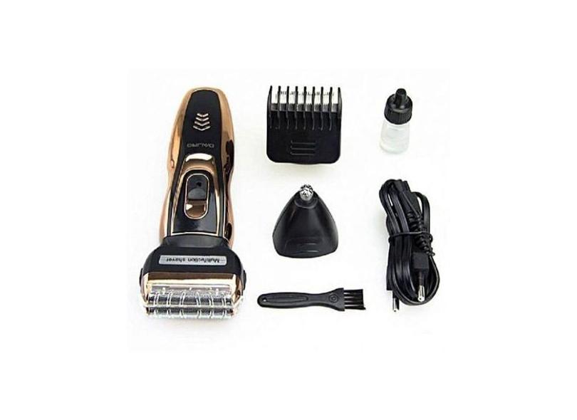 Barbeador Elétrico Recaregável  Daling 3 In 1