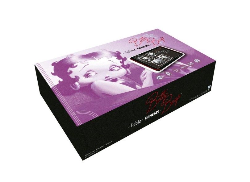 Tablet Genesis Wi-Fi 4 GB TFT 7" Android 4.0 (Ice Cream Sandwich) 1,3 MP Betty Boop