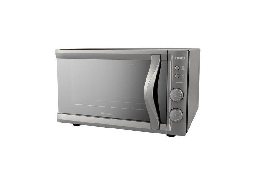 Forno Elétrico De Bancada Mueller - 44 Litros - Sonetto Espelhado - Mu