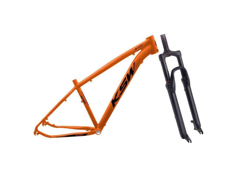 Quadro Bicicleta MTB 29 KSW XLT100 + Suspensão Aro 29 80mm