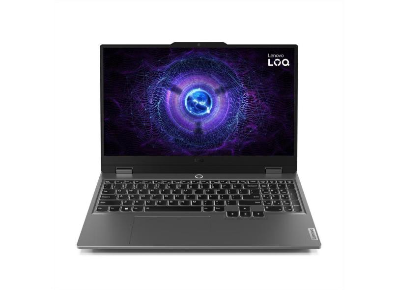 Notebook Lenovo LOQ 15IRX9 Intel Core i5-13450HX 8GB 512GB ssd Windows 11 15.6 - 83KH0001BR Luna Grey
