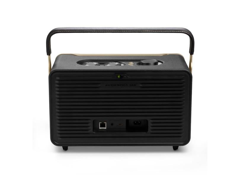 Caixa de Som Portátil JBL Authentics 300 com Alça, Bluetooth e Wi-Fi 100W RMS - Preta