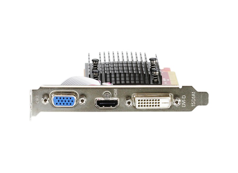 Placa de Video ATI Radeon HD 5450 1 GB DDR3 64 Bits PowerColor AX5450 1GBK3-SHEV2