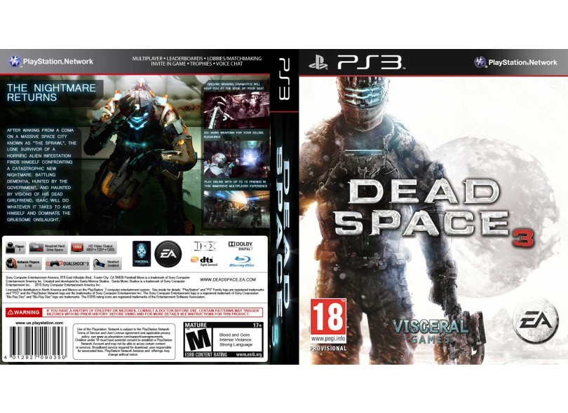 Jogo Dead Space 3 Playstation 3 Ea Com O Melhor Preco E No Zoom