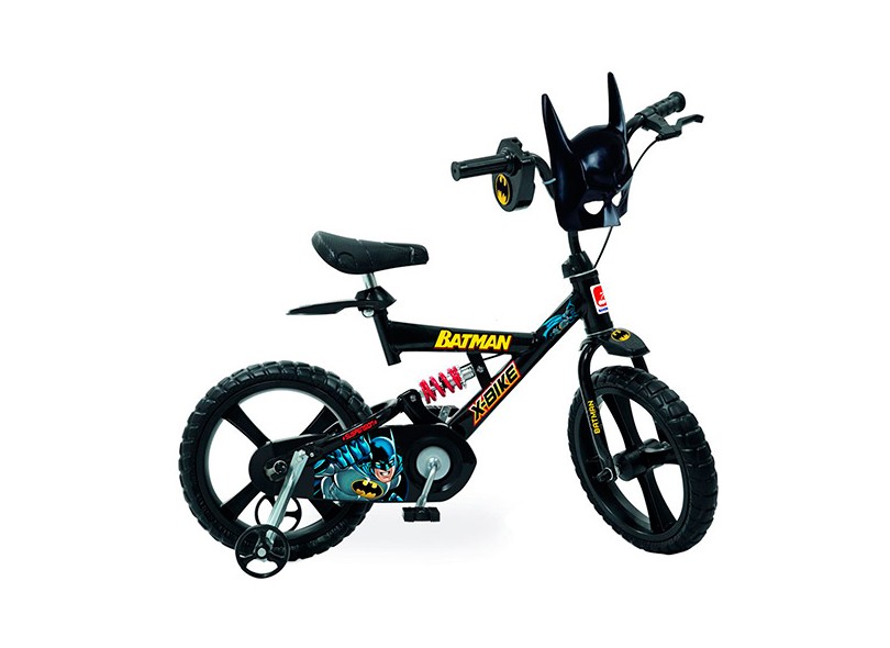 Bicicleta Bandeirante Aro 14 Batman X Bike
