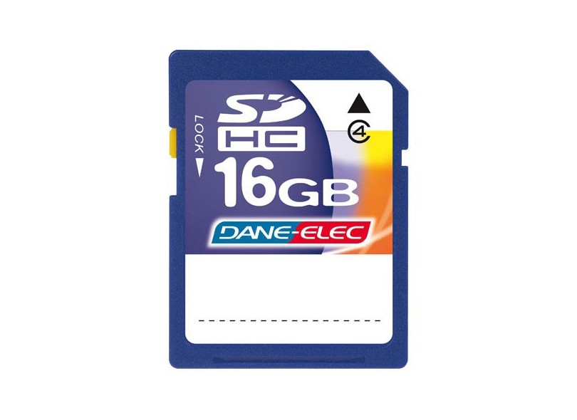 Cartão de Memória SDHC Dane-Elec 16 GB SDHC16GBDANE