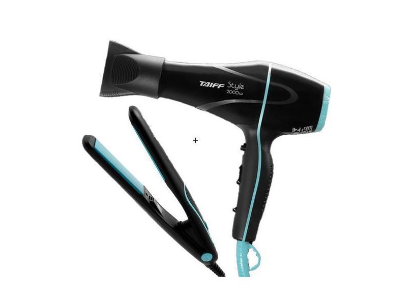 Kit Taiff Secador Style Preto Profissional 127V + Chapinha