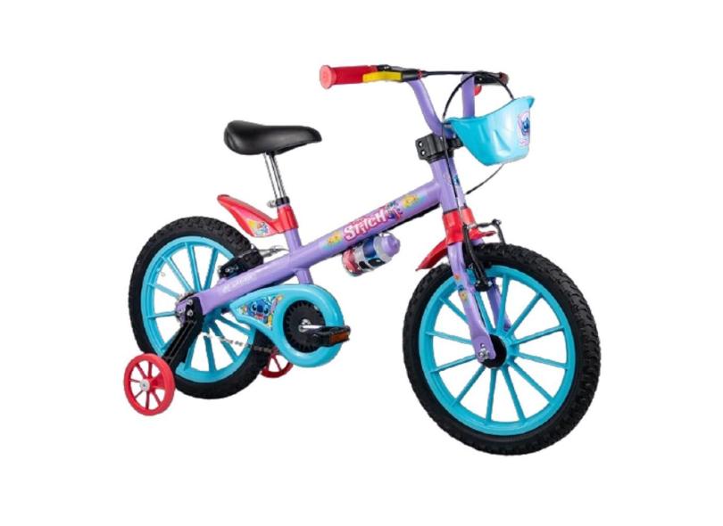 Bicicleta Nathor Stitch - Aro 16 - a Partir de 5 Anos