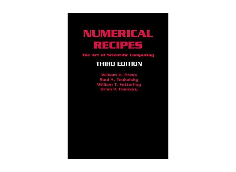 Numerical Recipes - "vetterling, William T." - 9780521880688