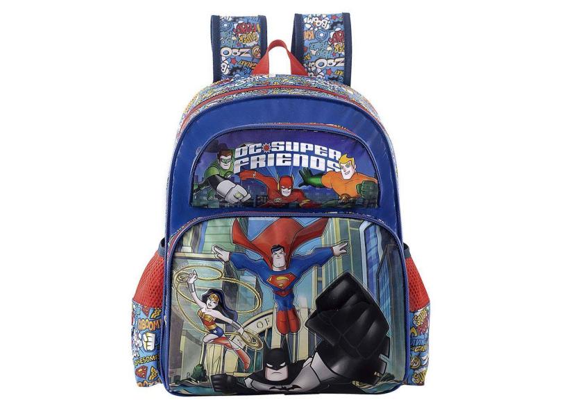 Mochila Escolar Xeryus DC Super Heróis M 7163