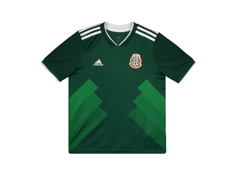 Camisa Torcedor infanitl México I 2018 sem Número Adidas