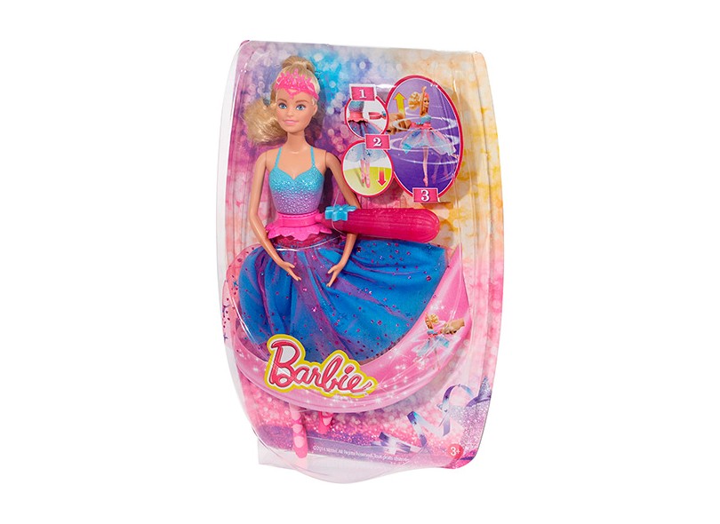 Boneca Barbie Bailarina Piruetas Mattel