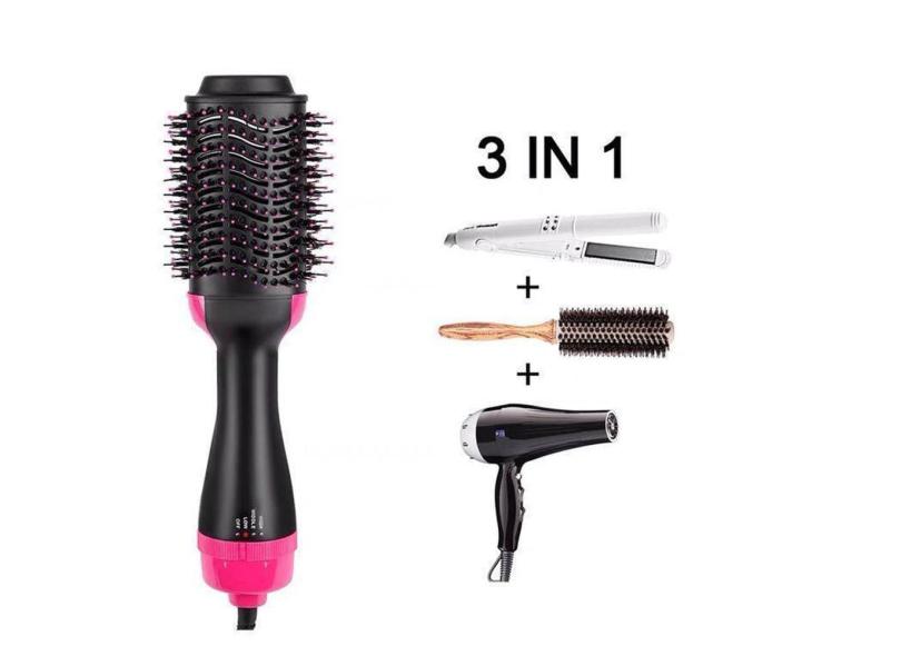 Escova Secadora Alisamento De Cabelo E Modeladora 110V