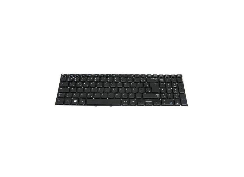 Teclado Para Notebook Bringit Compatível Com Samsung Np270e5k Abnt2