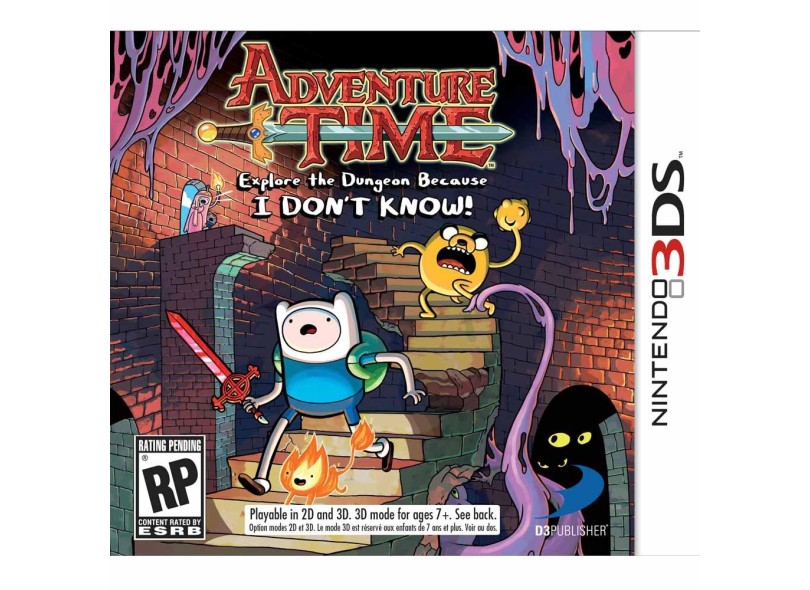 Jogo Adventure Time: Explore the Dungeon Because I Don't Know D3 Publisher Nintendo 3DS