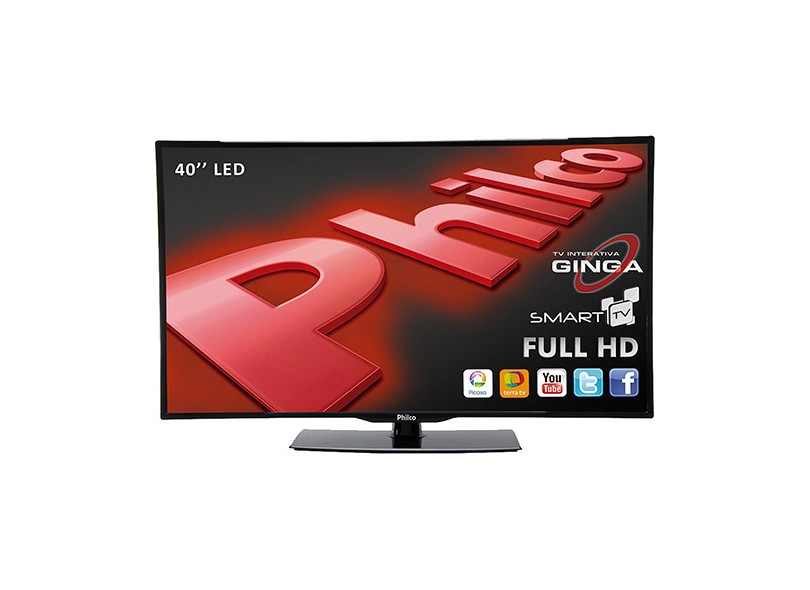 TV LED 40" Smart TV Philco Full HD 3 HDMI PH40D10DSGW