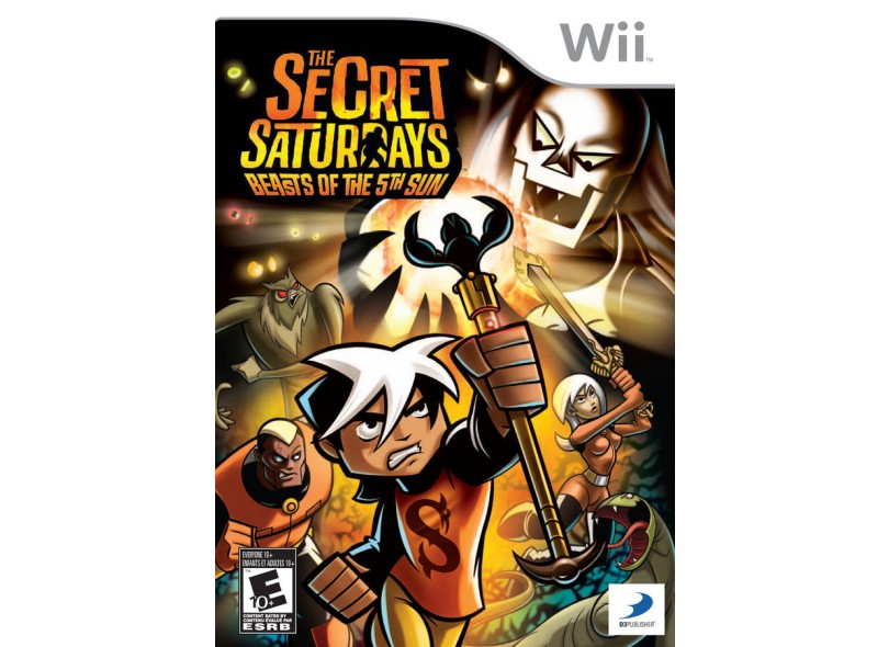Jogo The Secret Saturdays Beasts of the 5th Sun D3 Publisher Wii