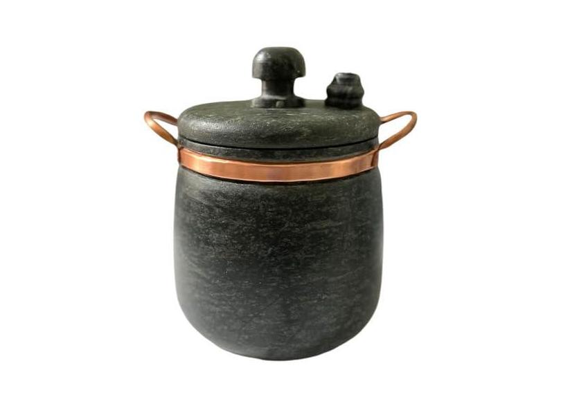 Panela de Pressão Pedra Sabão 5,5 Litros