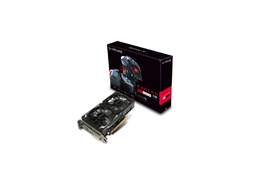 Placa de Video ATI Radeon RX 460 2 GB GDDR5 128 Bits Sapphire RX 460 2G D5