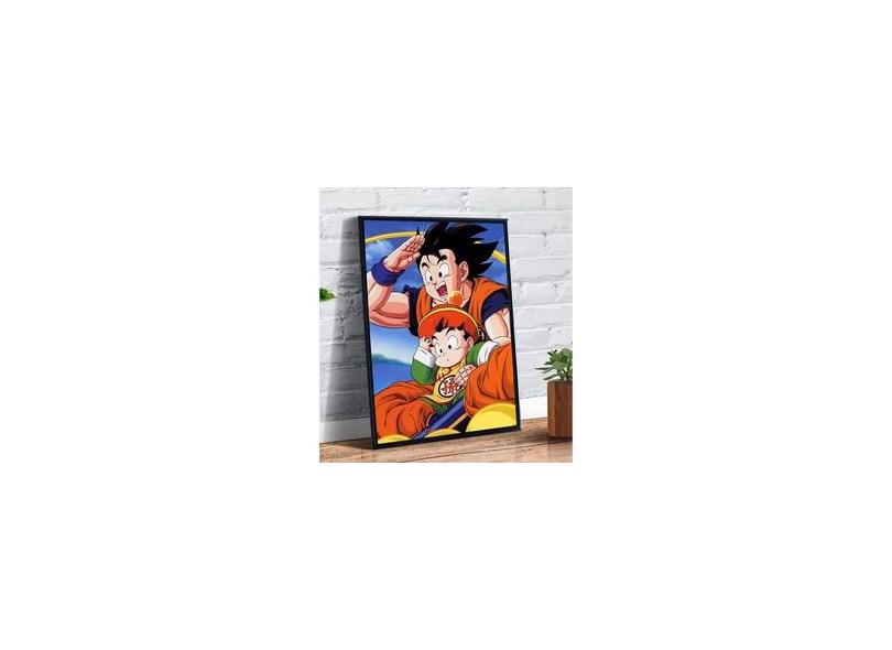 Quadro decorativo Goku e Gohan Dragon Ball Z