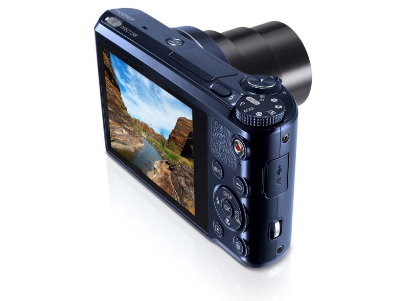 Câmera Digital Samsung Smart Series 14,2 mpx Full HD Estabilizador de Imagens Foto Panorâmica WB250F