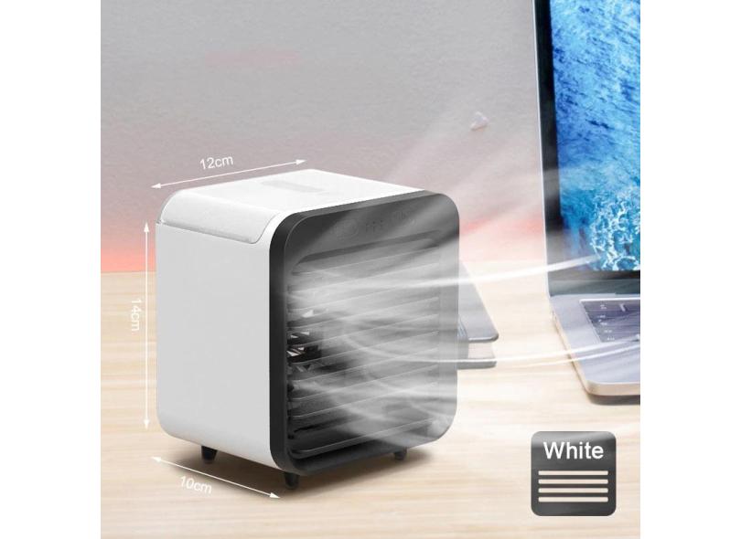 Ventilador Portátil Ar-condicionado Branco
