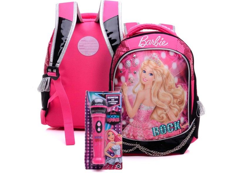 Mochila Escolar Sestini Barbie Rock'n Royals 64346 M