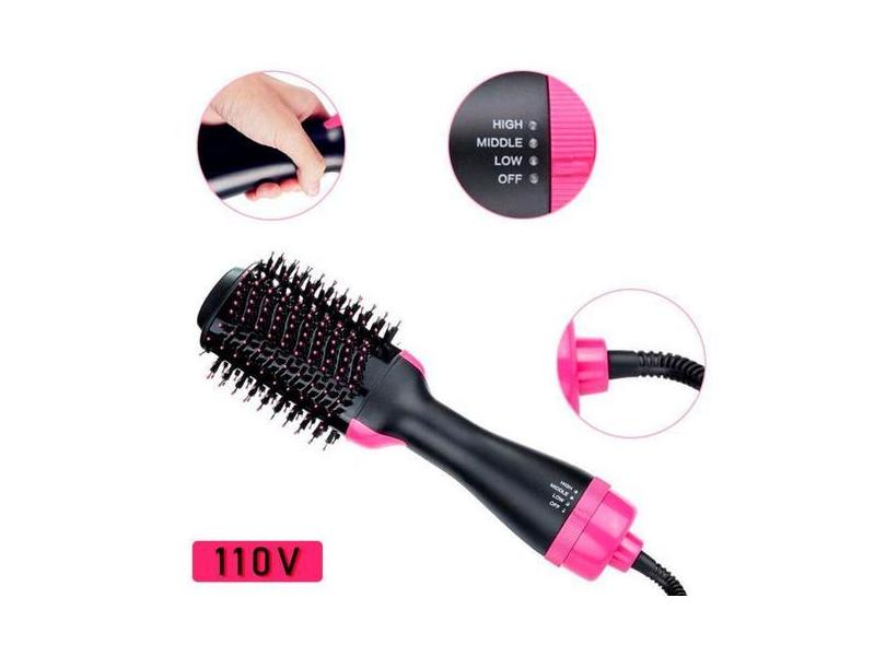 Secador Cabelo Profissional E Escova Alisadora Secadora - Laurus