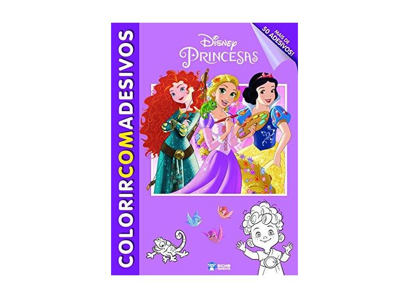 Princesas - Coleção Disney Colorir com Adesivos - Jefferson Ferreira - 9788533939288
