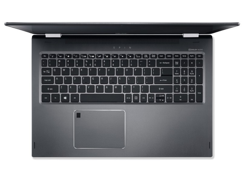 Notebook Conversível Acer Spin 5 Intel Core i7 8550U 8ª Geração 8 GB de RAM 512.0 GB 15.6 " Touchscreen GeForce GTX 1050 Windows 10 SP513-51GN-89FN