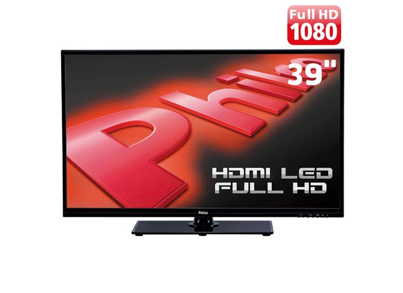 TV LED 39" Smart TV Philco Full HD 3 HDMI PH39R25DSG