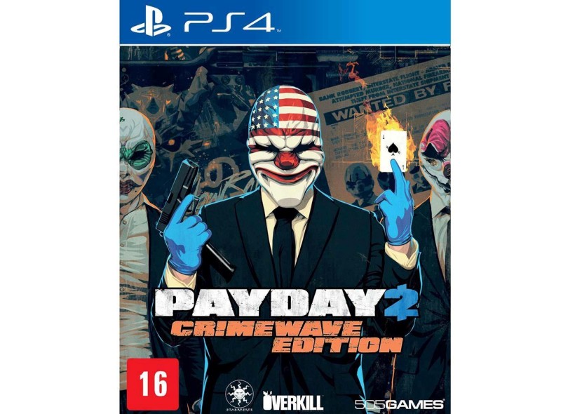 Jogo Payday 2 PS4 505 Games