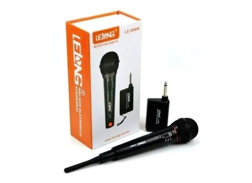 Microfone Sem Fio Lelong Le-996w Original