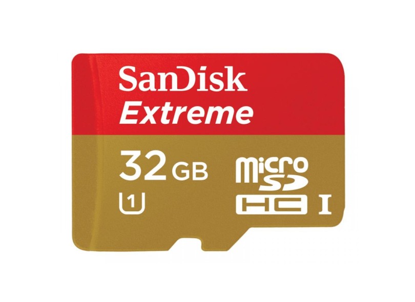 Cartão de Memória Micro SDHC-I com Adaptador SanDisk Extreme 32 GB SDSDQXL-032G