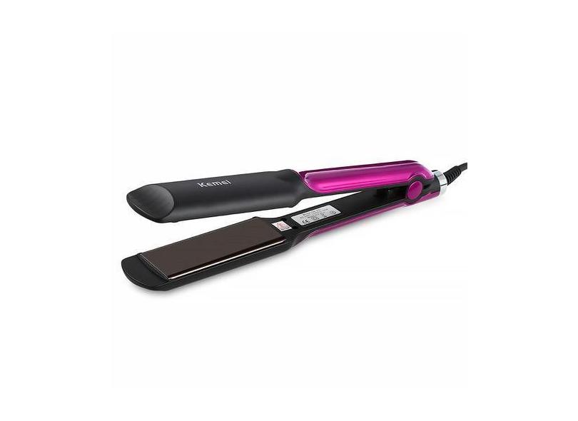 Prancha Chapinha Profissional De Cabelo Kemei Cerâmica Km-531